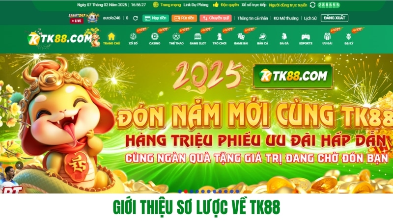 Giới thiệu sơ lược về TK88